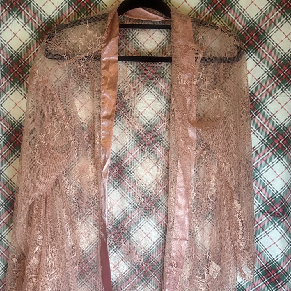 Satin Pink Slip Dress - Picture 8 of 8
